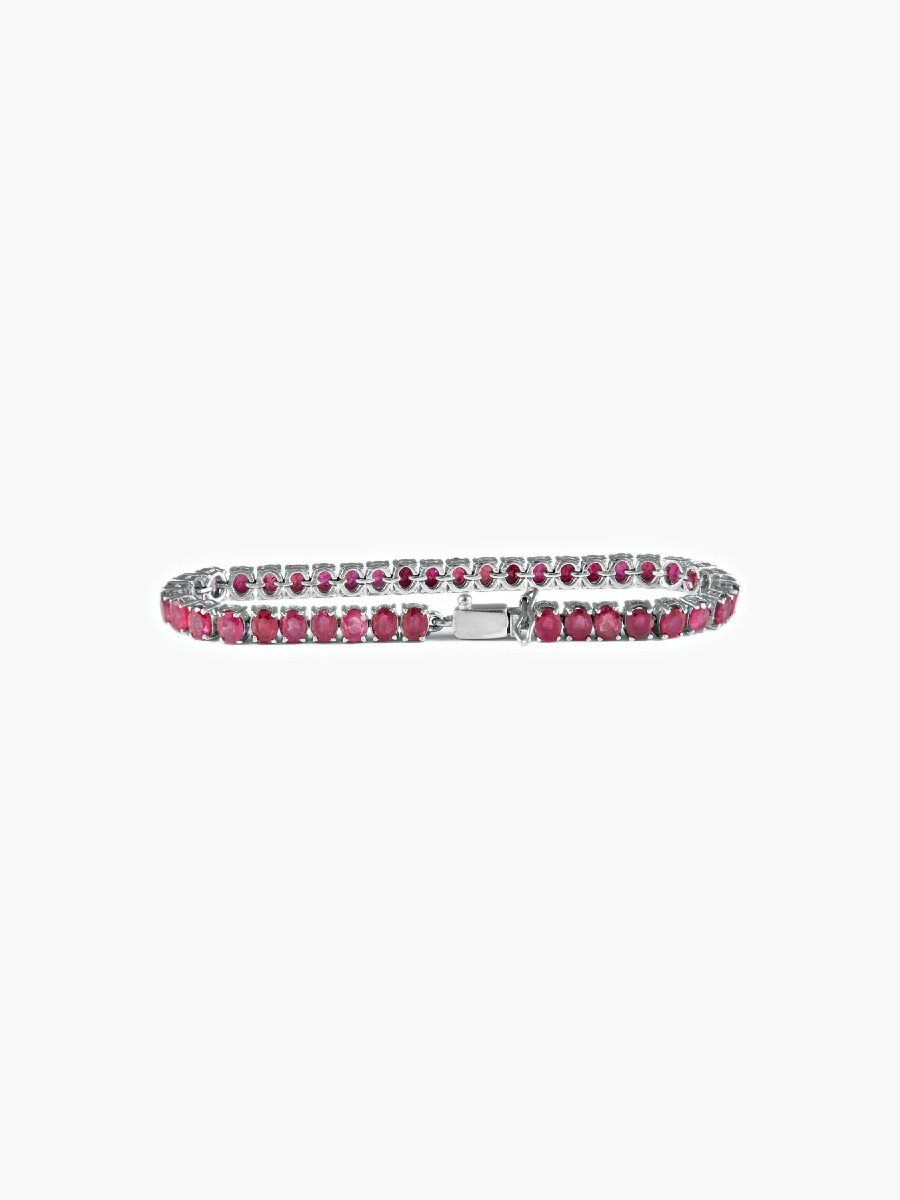 Bracelet Rubis Facettés
