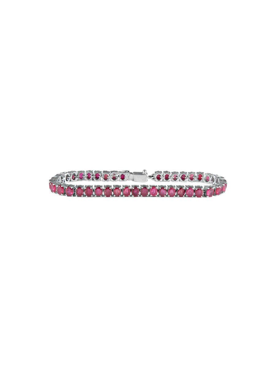 Bracelet Rubis Facettés