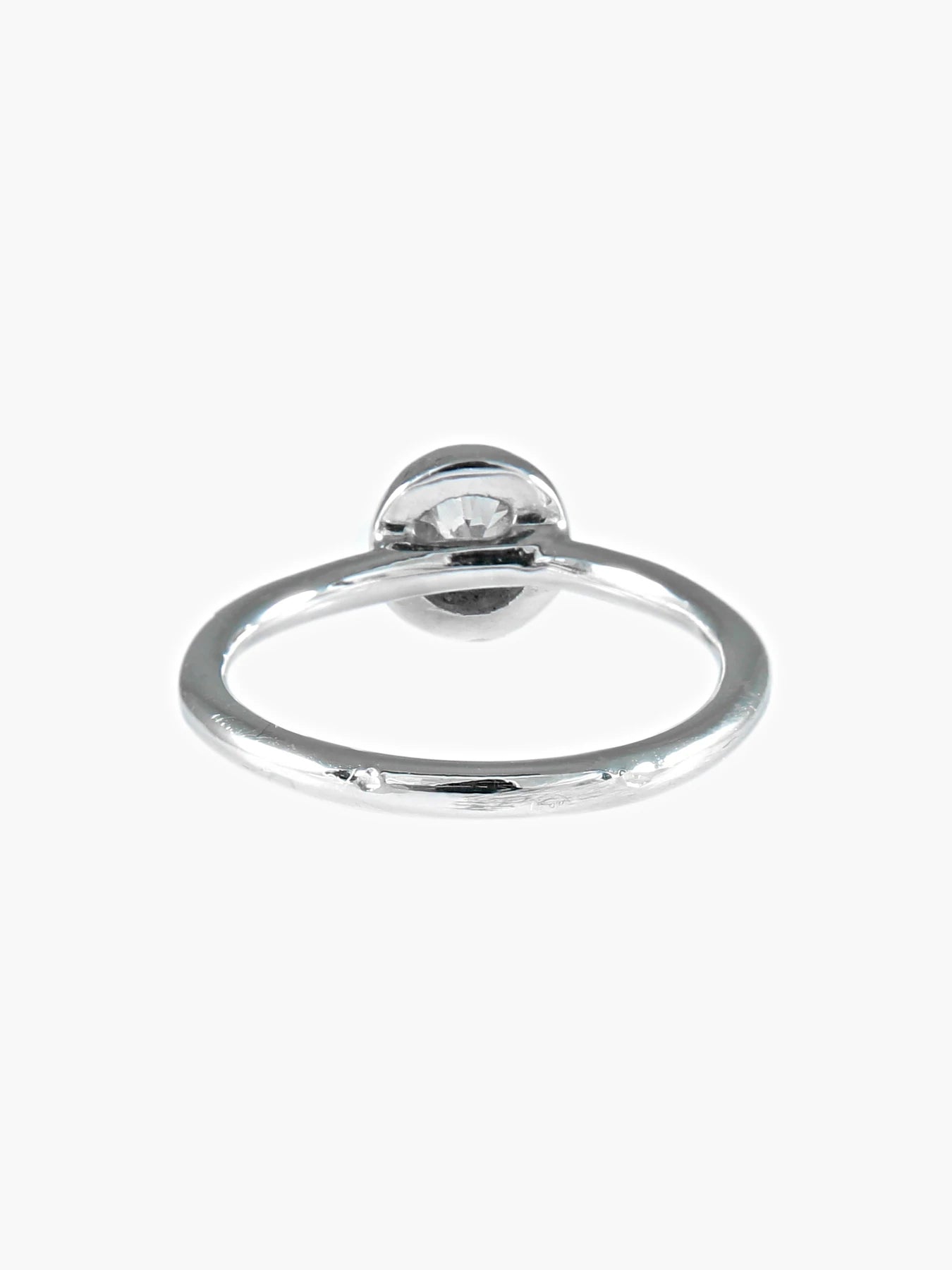 Bague Solitaire Avec Pli Certificat LFG