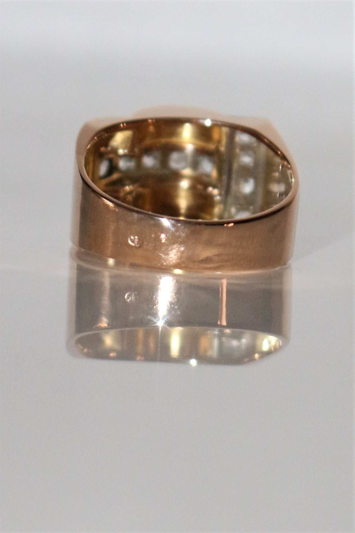 Bague Tank Diamants