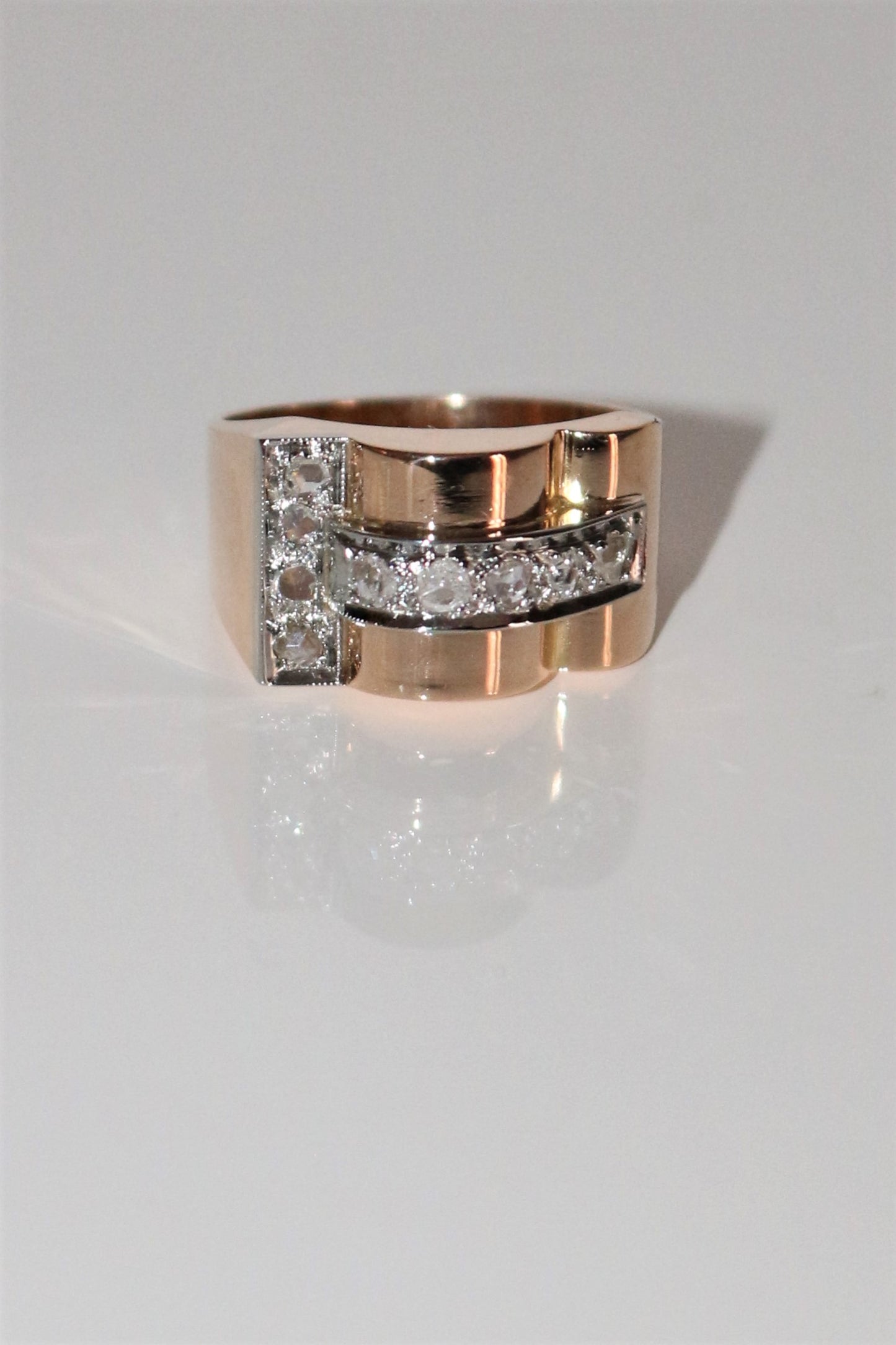 Bague Tank Diamants