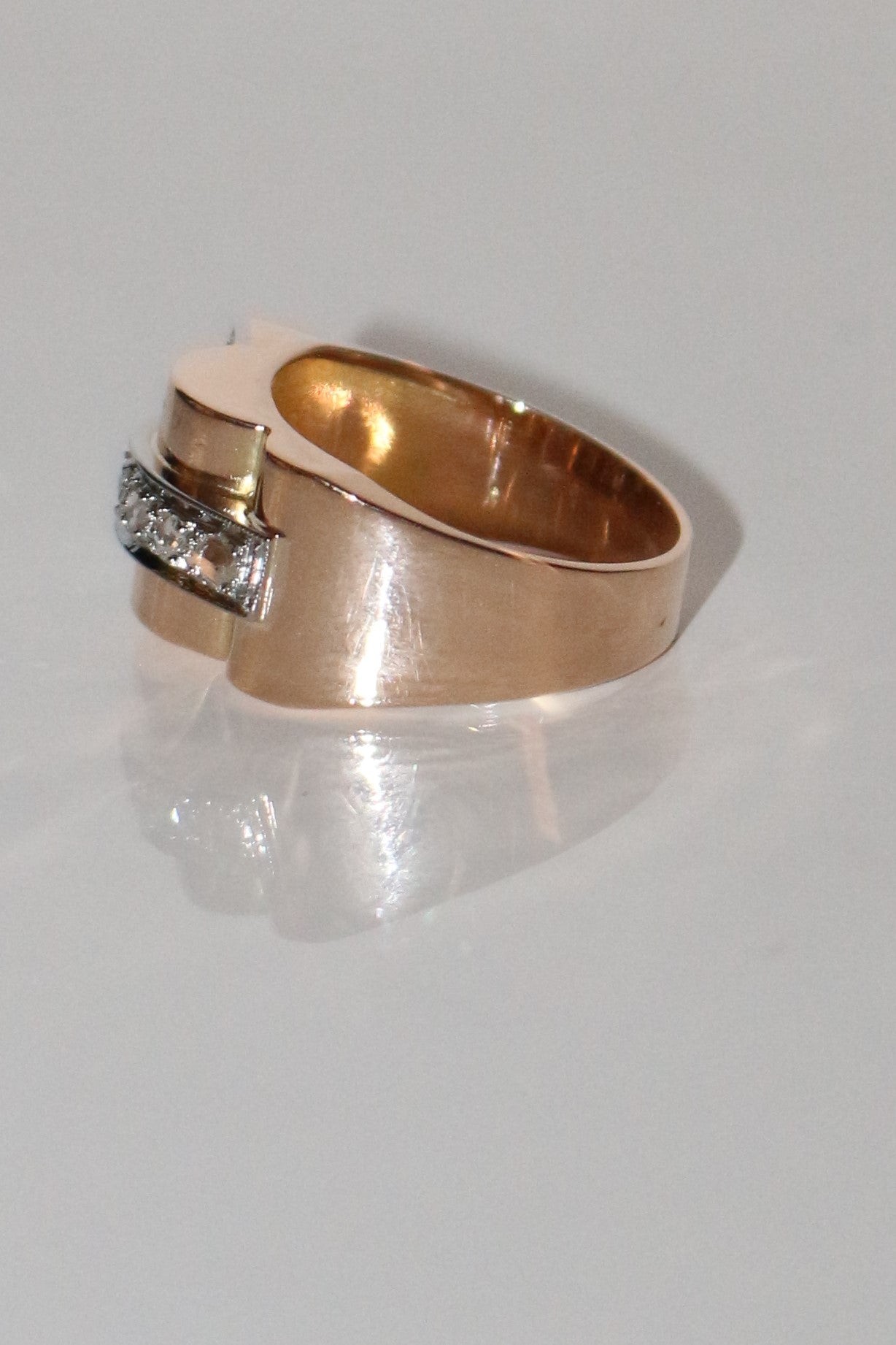 Bague Tank Diamants