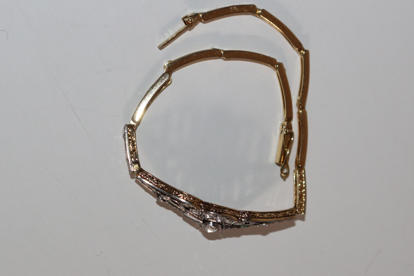 Bracelet Diamants Et émeraudes 1910