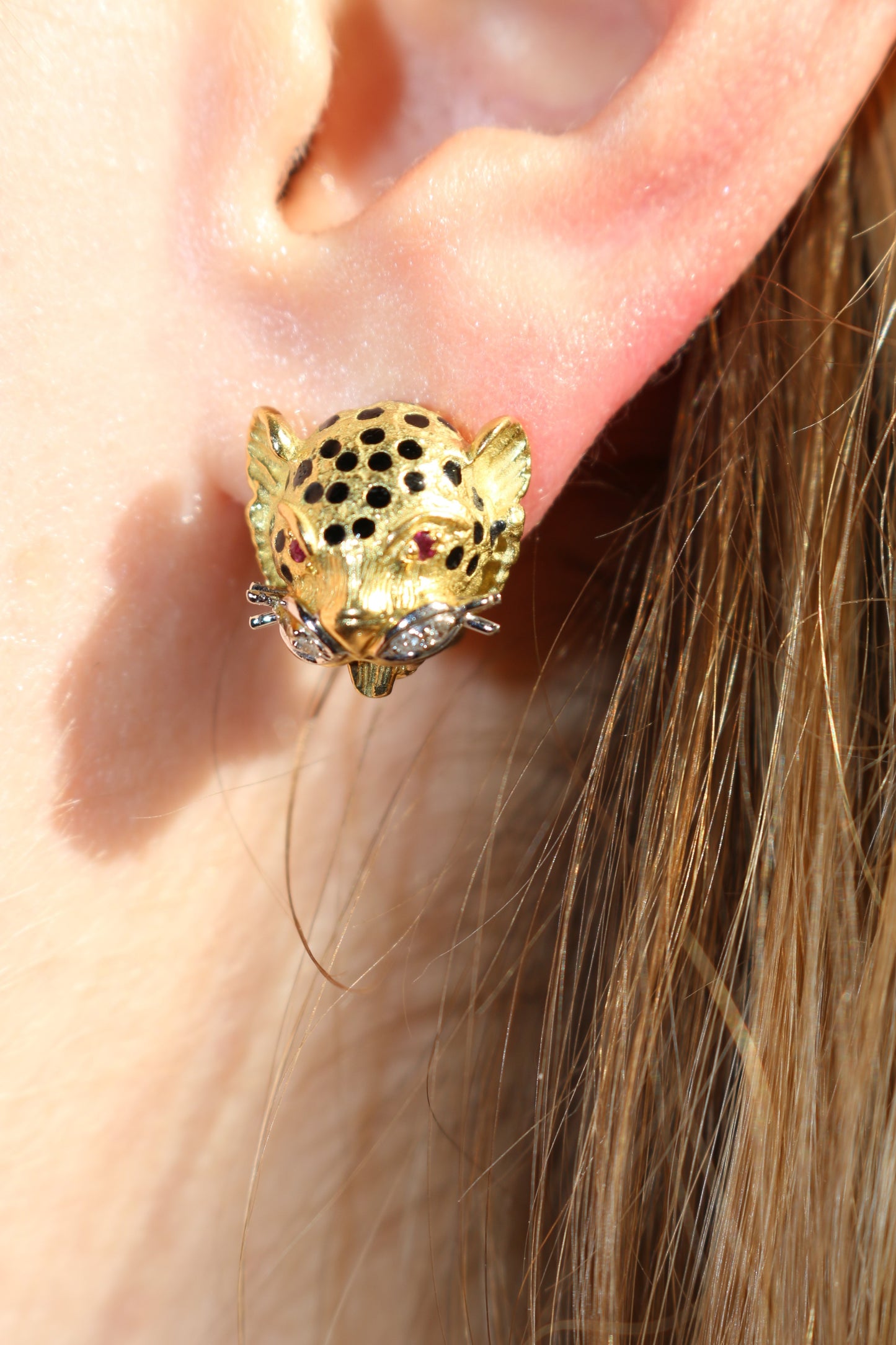 Panther earrings
