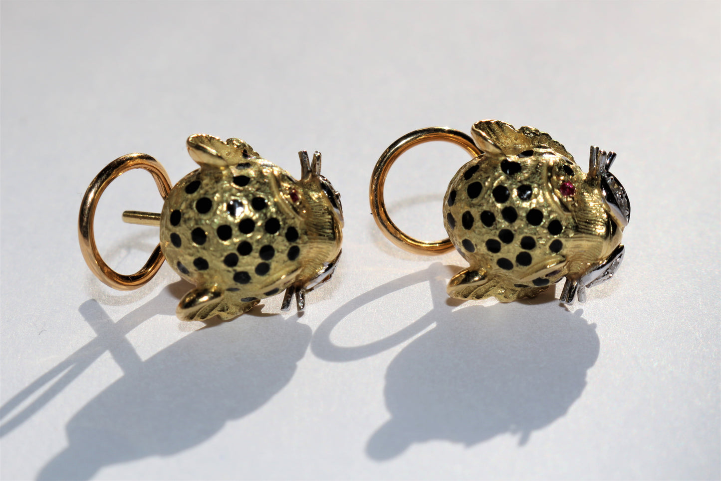Panther earrings