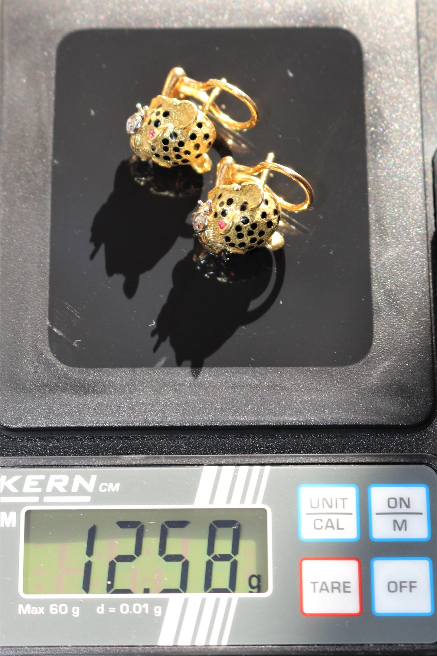 Panther earrings