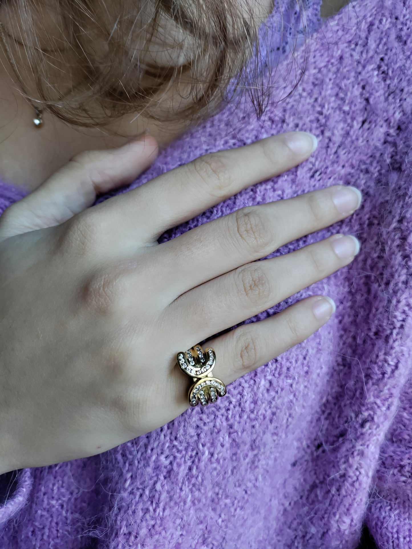 Bague Double C