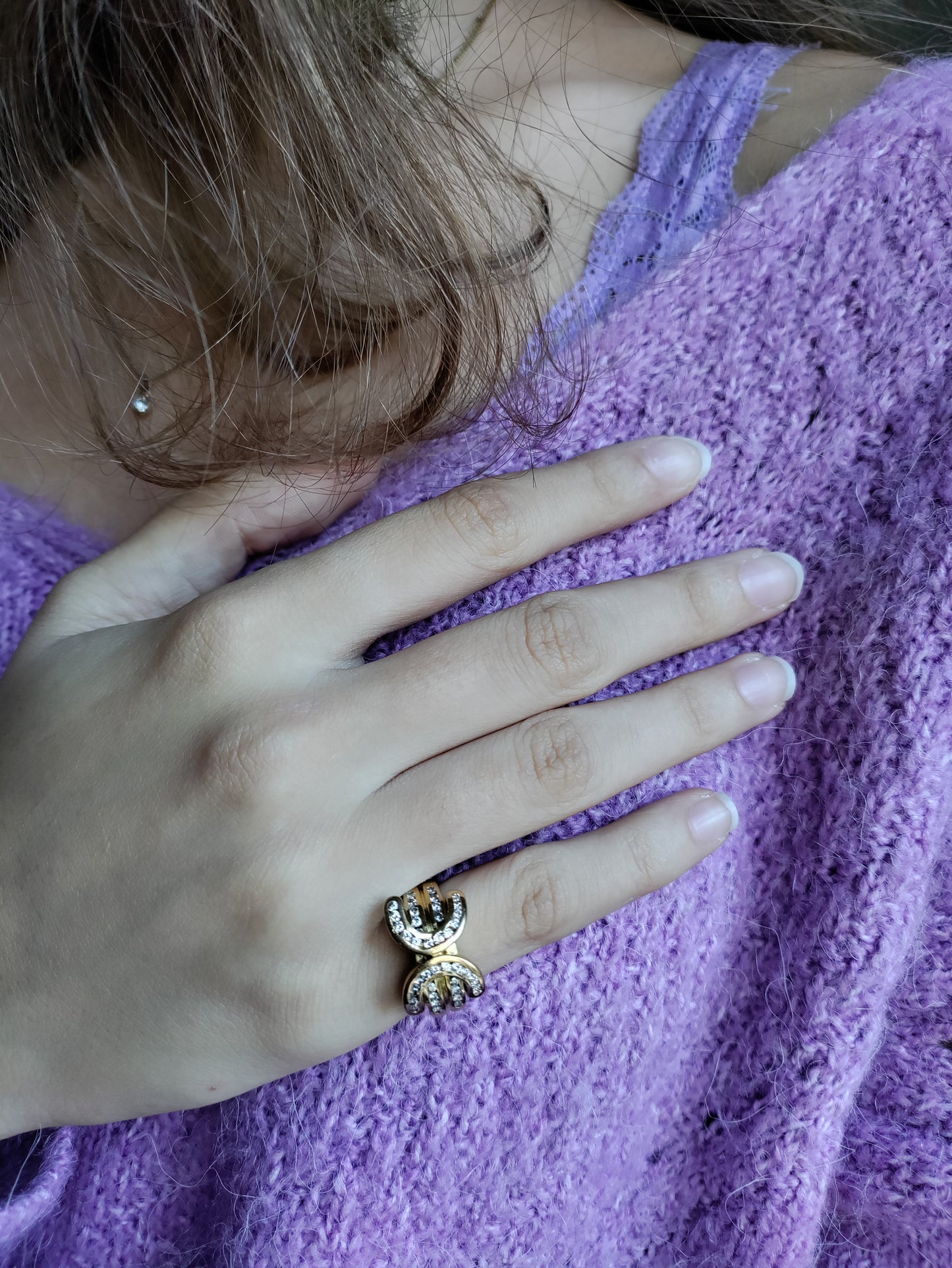 Bague Double C