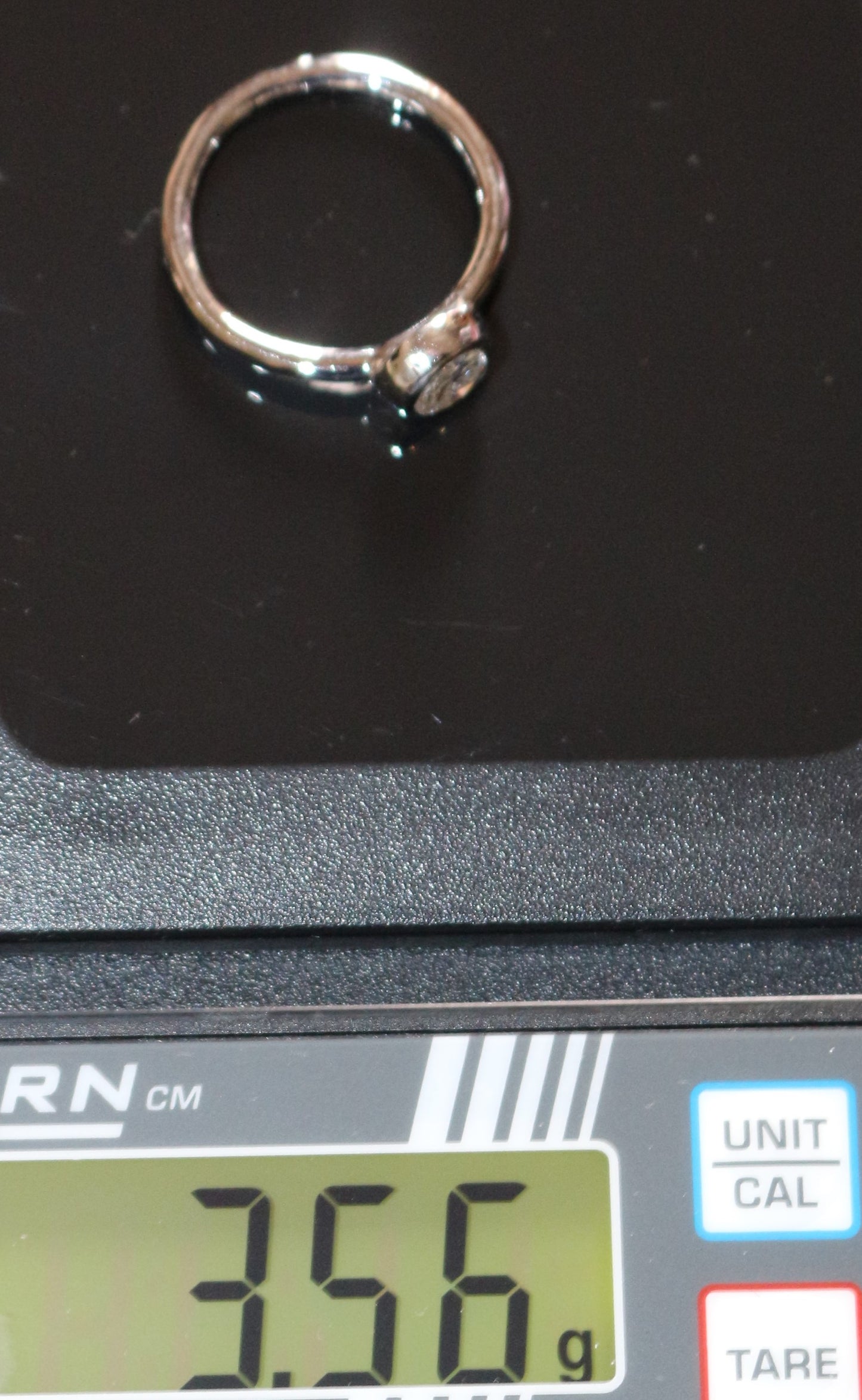 Bague Solitaire Avec Pli Certificat LFG