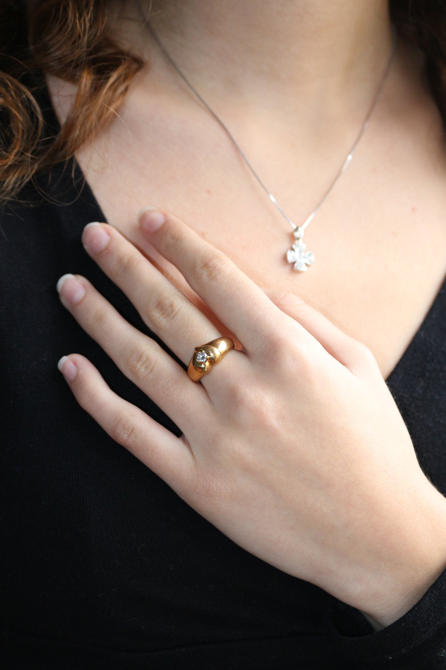 Van Cleef And Arpels Bague Coeur Diamant