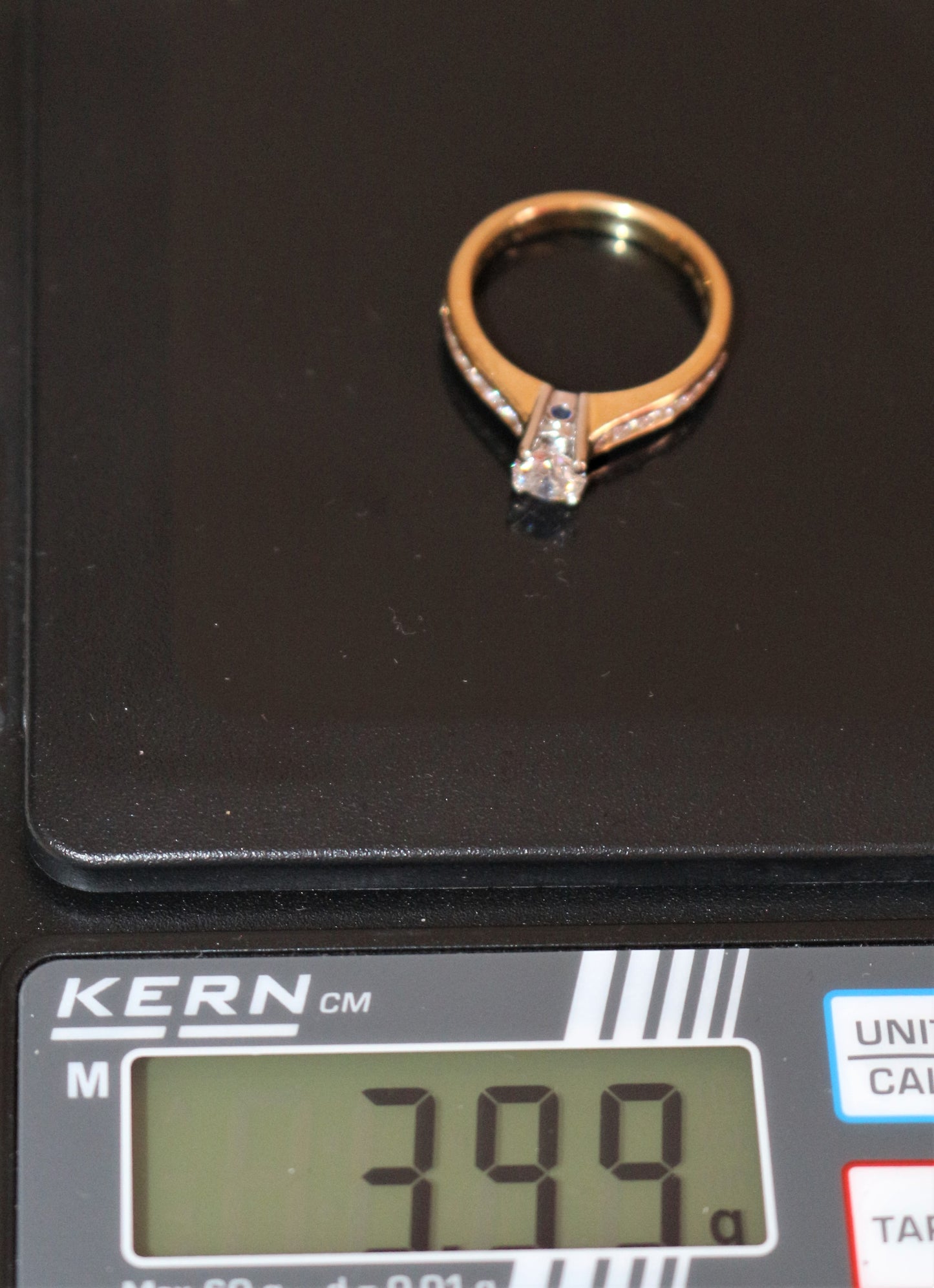 Birks brand solitaire ring