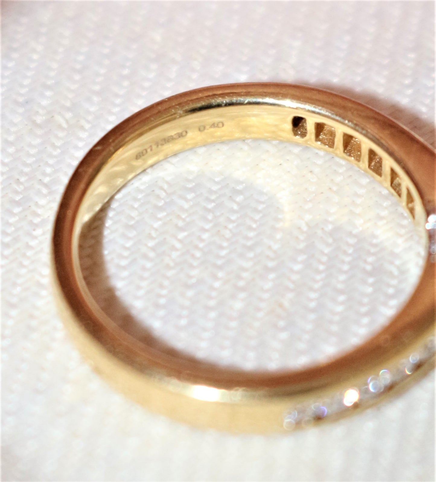 Birks brand solitaire ring