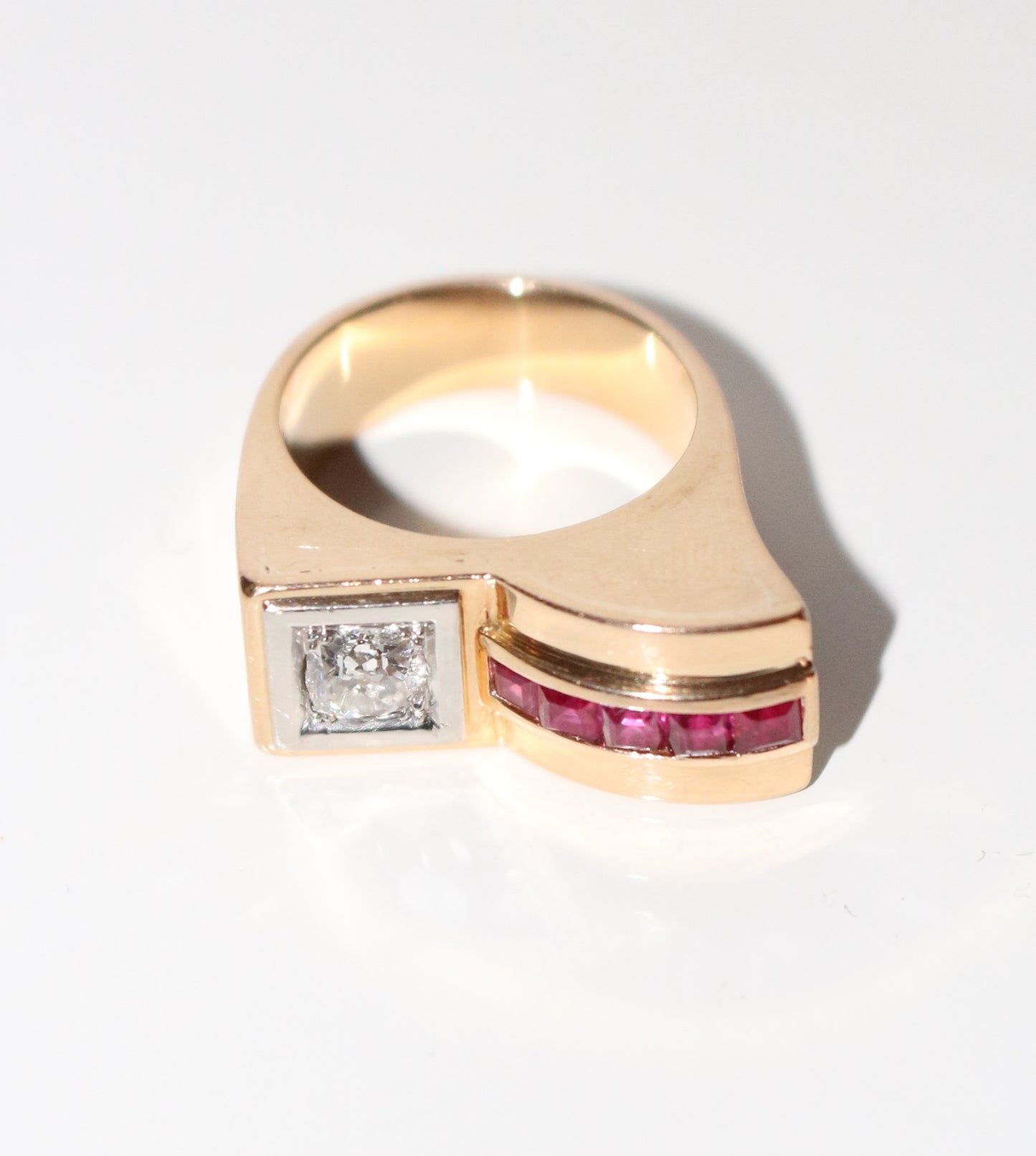 Bague Tank Diamant