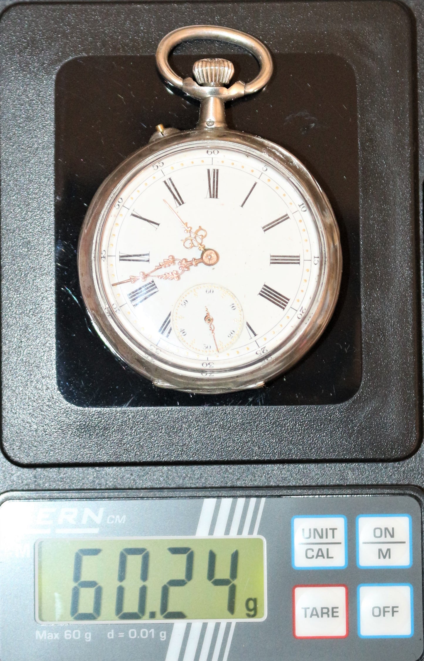 Châtelaine en argent 1860 Et Montre Gousset