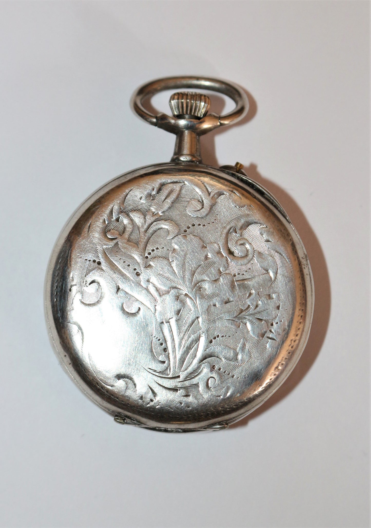 Châtelaine en argent 1860 Et Montre Gousset