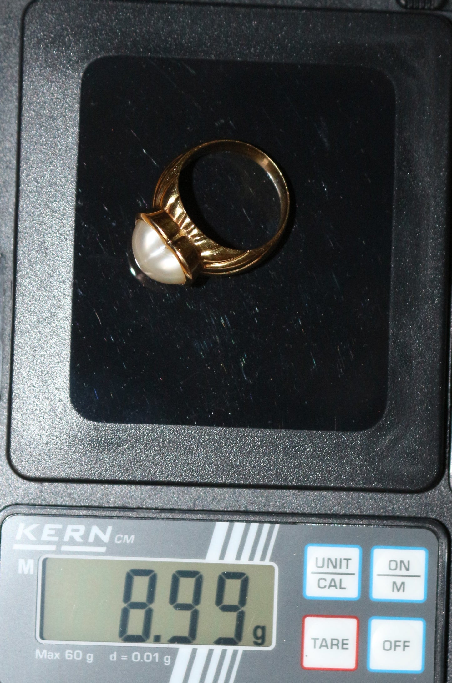 Bague Coeur Perle Mabé