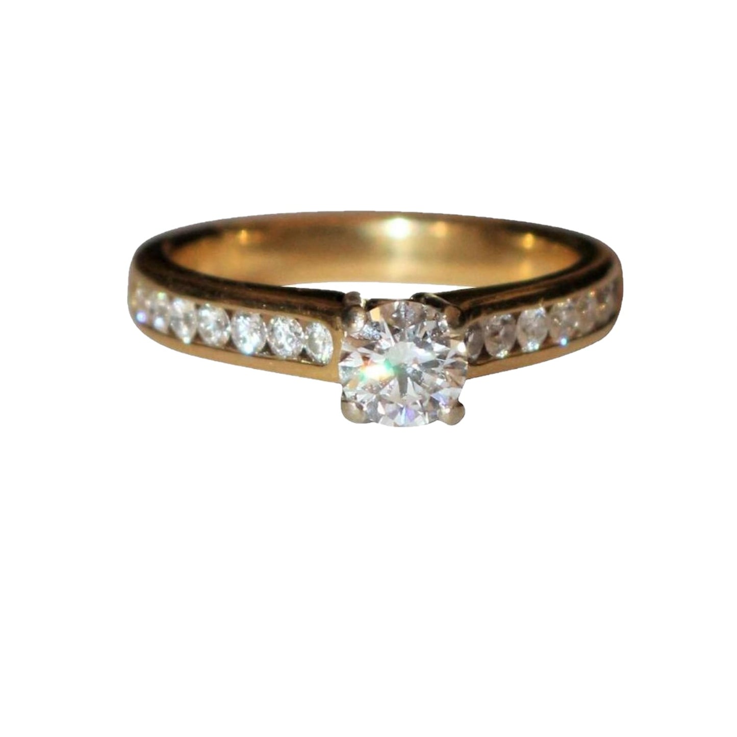 Birks brand solitaire ring